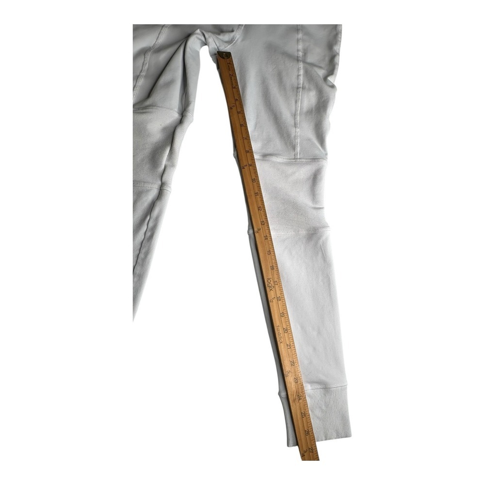 ALO Yoga Leggings Womens Small Light Gray Waistband‎ Airbrush Mid Rise Yoga - Picture 9 of 16
